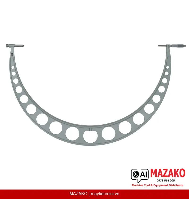 Panme Đo Ngoài Có Cổ Đế Mở Rộng Mitutoyo 105-107 (900-1000mm)