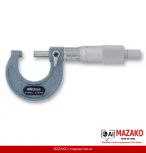 Panme Đo Ngoài Mitutoyo 103-129 (0-25mm, Cơ Khí, Độ Chính Xác ±2µm)