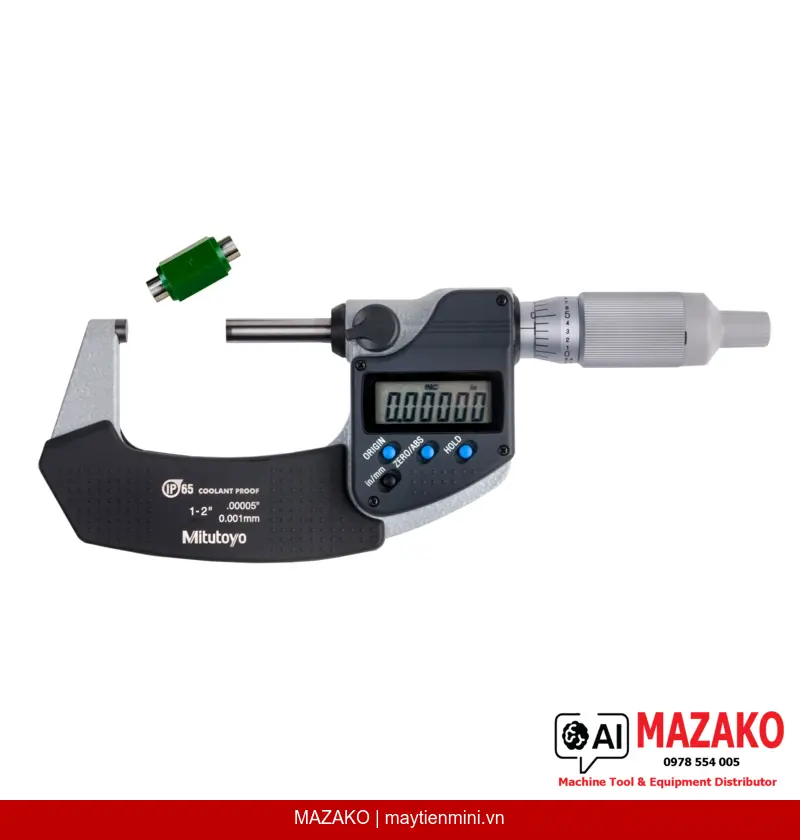 Panme Đo Ngoài Kỹ Thuật Số IP65 Inch/Metric Mitutoyo 293-345-30