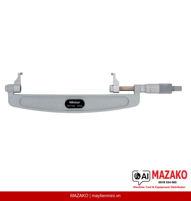 Panme Đo Mỏ Kẹp Mitutoyo 143-107 | Phạm Vi 150–175 mm