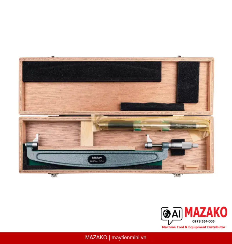 Panme Mỏ Kẹp Mitutoyo 143-111 | Phạm Vi Đo 250–275 mm