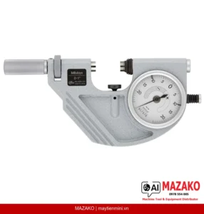 Panme đo nhanh hiển thị đồng hồ Mitutoyo 523-131 chuyên dụng cho kiểm tra đường kính ngoài và độ dày chi tiết nhanh chóng.