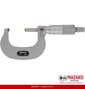 Panme Đo Ống Mitutoyo 115-242 – Đầu Đo Cầu, Phạm Vi 1–2 inch