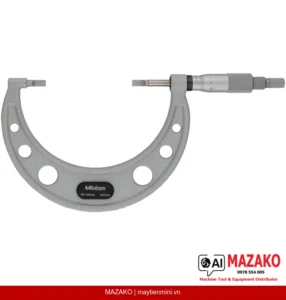 Panme Lưỡi Dao Mitutoyo 122-104-10 – Đo Rãnh Trục, Thép Cứng 75–100 mm