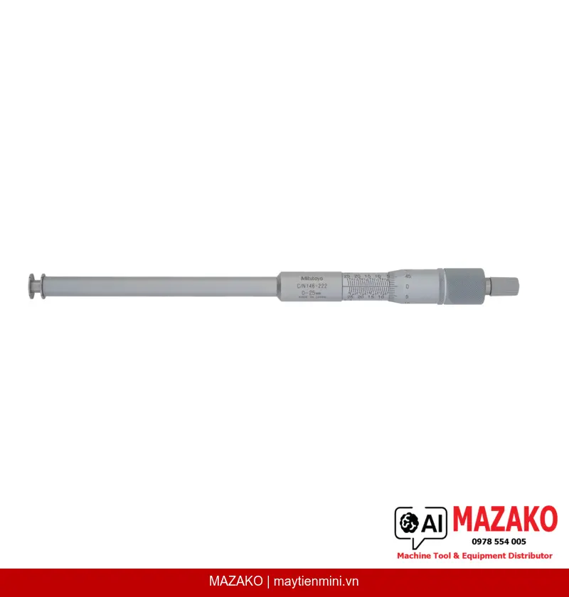 Panme Đo Rãnh Đầu Đo Không Xoay Mitutoyo 146-222