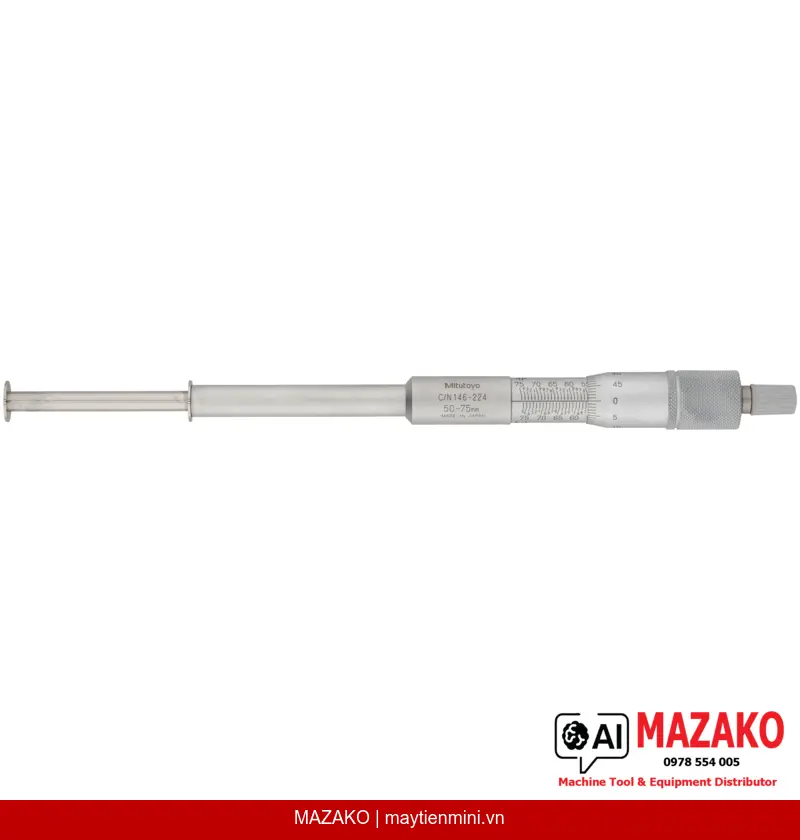 Panme Đo Rãnh Đầu Đo Không Xoay Mitutoyo 146-224 (50-75mm)