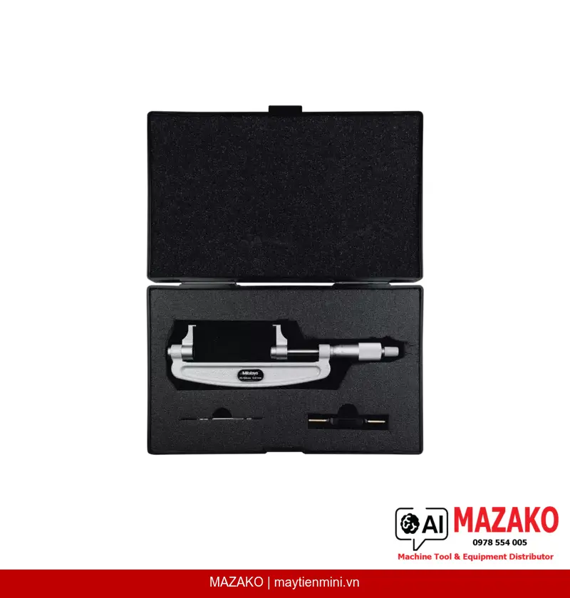 Panme Mỏ Kẹp Mitutoyo 143-104 | Phạm Vi Đo 75–100 mm