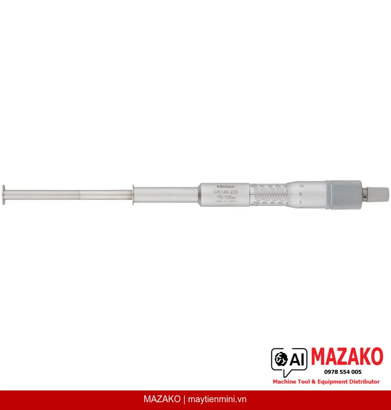 Panme Đo Rãnh Đầu Đo Không Xoay Mitutoyo 146-225 (75-100 mm)