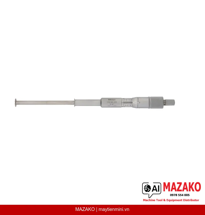 Panme Đo Rãnh Đầu Đo Không Xoay Mitutoyo 146-235