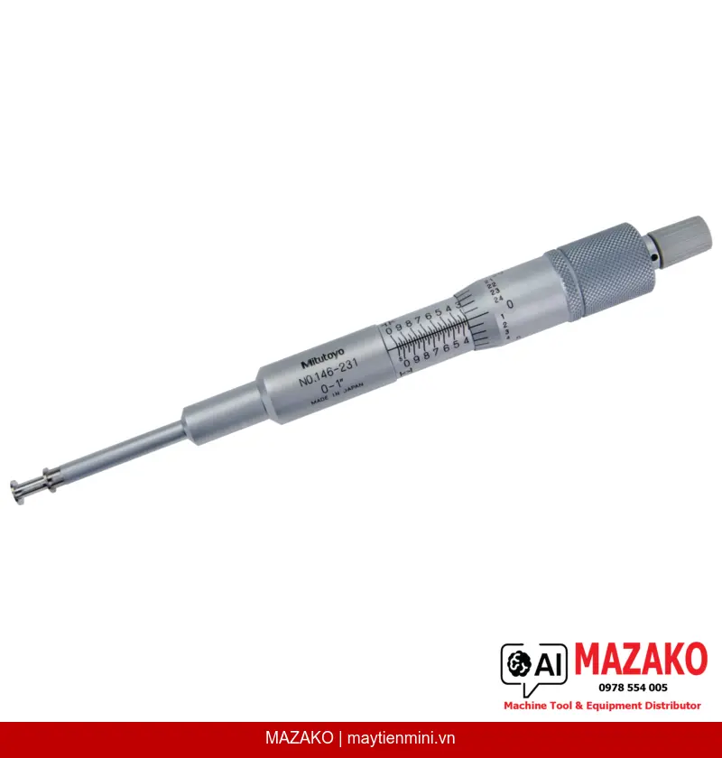 Panme Đo Rãnh Trục Đo Không Xoay Mitutoyo 146-231