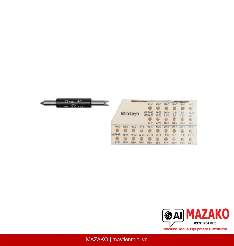 Panme Đo Ren Mitutoyo 126-128 | Phạm Vi 75–100 mm