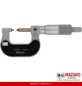 Panme đo ren Mitutoyo 125-104 | Phạm vi đo 0-25 mm