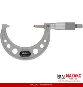 Panme đo ren Mitutoyo 125-112 | Phạm vi 50–75 mm, Độ chia 0,01 mm