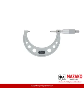 Panme đo ren vít Mitutoyo 125-119 với dải đo chính xác, chuyên dùng kiểm tra bước ren cho các ứng dụng cơ khí