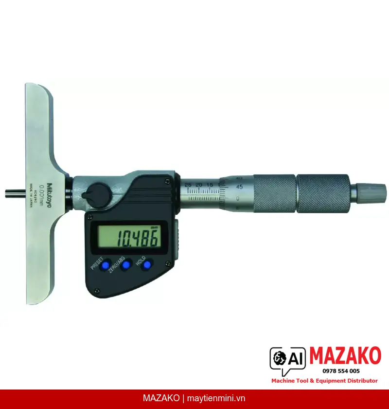 Panme đo sâu kỹ thuật số Mitutoyo 329-351-30 (0-12\