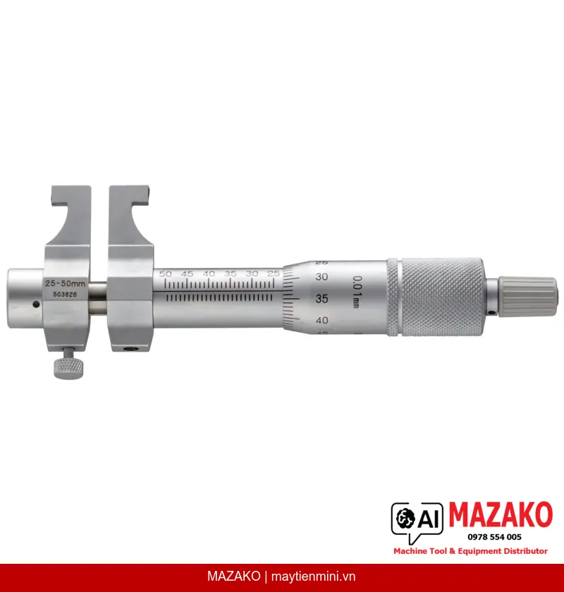 Panme Đo Trong Kiểu Mỏ Kẹp Mitutoyo 145-186 (25–50 mm)