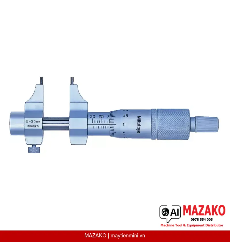 Panme Đo Trong Dạng Mỏ Kẹp Mitutoyo 145-185 (5-30 mm)