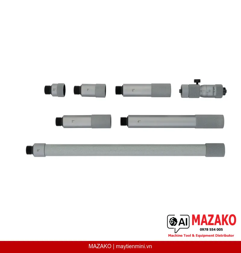 Panme Đo Trong Dạng Thanh Nối Đầu Đo Carbide Mitutoyo 137-218