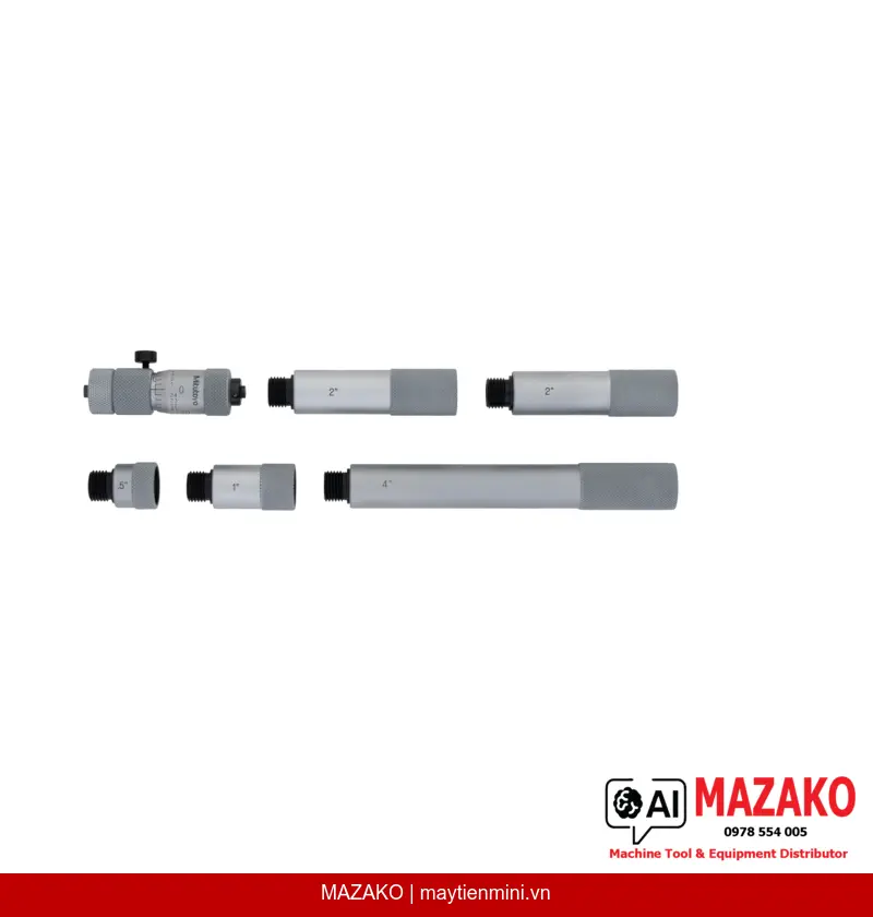 Panme Đo Trong Dạng Thanh Nối Mũi Đo Carbide Mitutoyo 137-217
