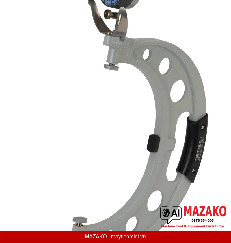 Thước Snap Gauge Kiểu Đồng Hồ So (Không Kèm Đồng Hồ) Mitutoyo 201-109 – Phạm Vi 200–225 mm
