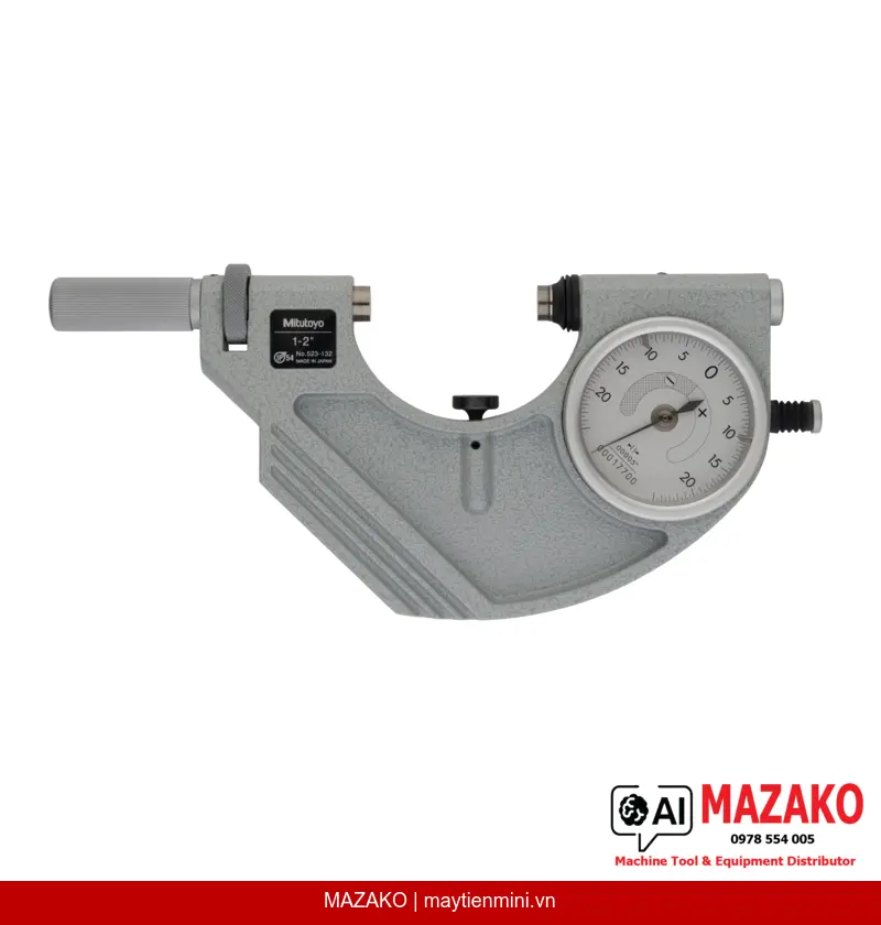 Đồng Hồ So Dạng Kẹp Nhanh Mitutoyo 523-132 (1–2 inch)