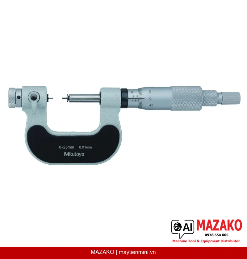 Panme Đo Ngoài Vạn Năng Mitutoyo 116-101-10 (0-25mm)