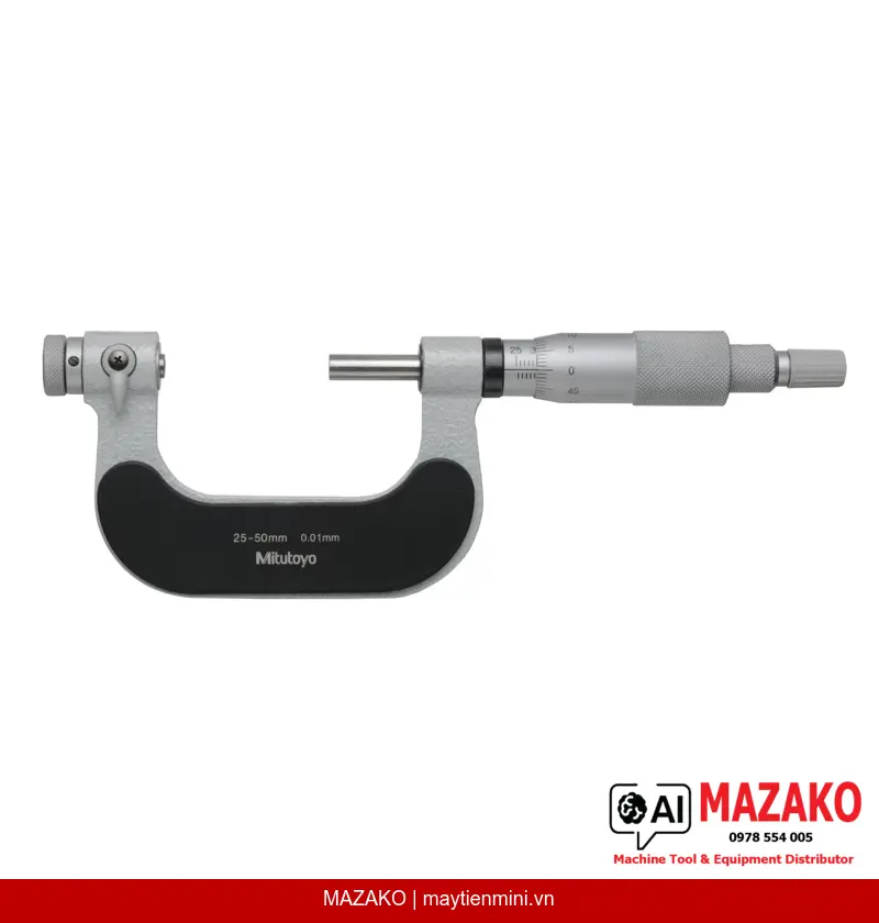 Panme đo ngoài vạn năng Mitutoyo 116-102-10 (25-50mm, đầu đo thay thế)