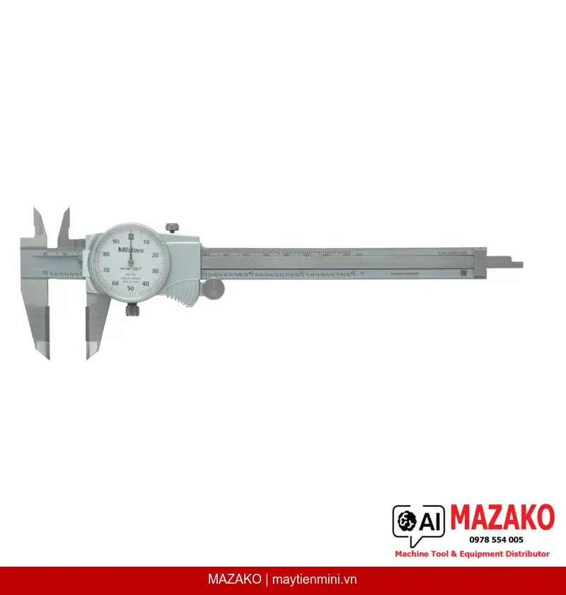 Thước Cặp Đồng Hồ Mỏ Hợp Kim Carbide Mitutoyo 505-736