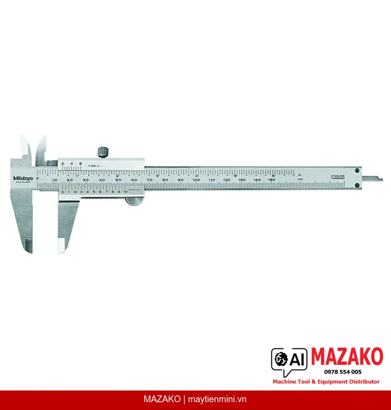 Thước Cặp Cơ Mitutoyo 530-104 (0-150mm / 0-6\