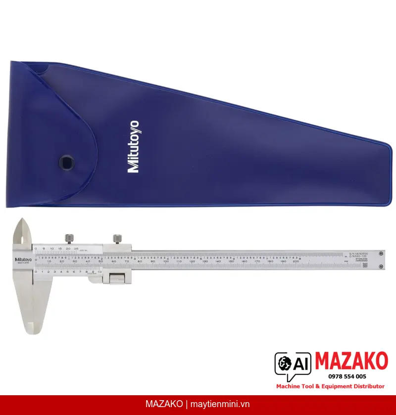 Thước Cặp Vernier Chỉnh Tinh Mitutoyo 532-120 (0-180mm, 0.02mm)