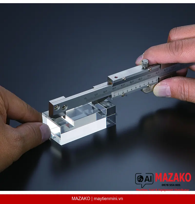 Thước Cặp Vernier Mỏ Móc Có Điều Chỉnh Tinh Mitutoyo 536-172