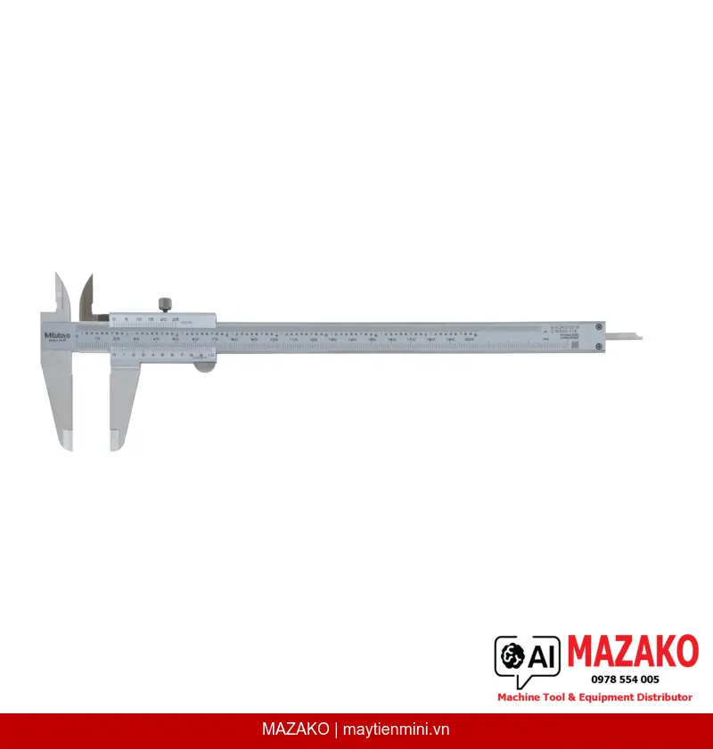 Thước Cặp Cơ Khí Mitutoyo 530-118 (0-200mm/0-8\