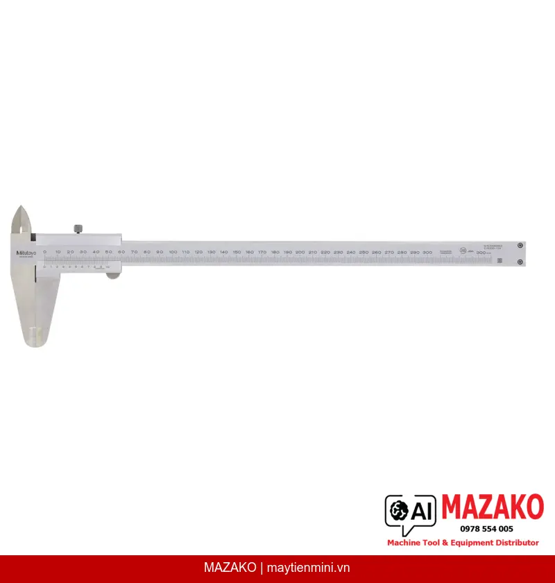 Thước cặp cơ khí Mitutoyo 530-124 (0-300mm, độ chia 0,02mm)
