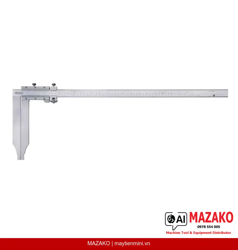 Thước Cặp Cơ Hàm Dài Có Chỉnh Tinh Mitutoyo 534-102 (0–500mm)