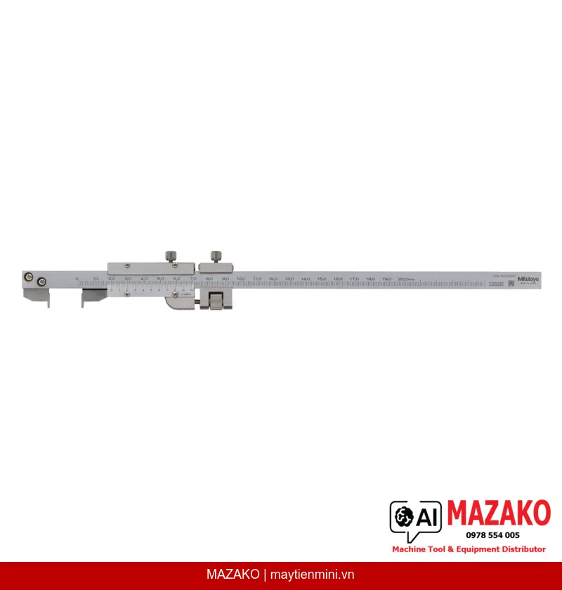 Thước Cặp Vernier Mỏ Móc Có Điều Chỉnh Tinh Mitutoyo 536-172