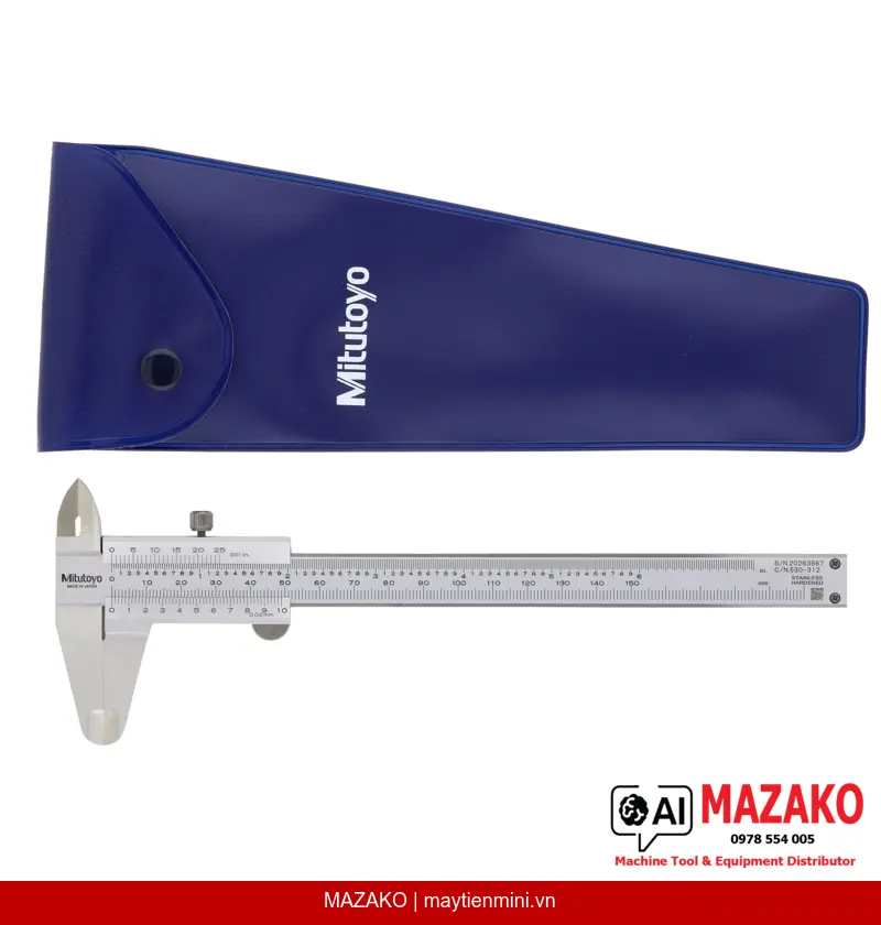 Thước Cặp Cơ Khí Mitutoyo 530-312 (0-150mm / 0-6\