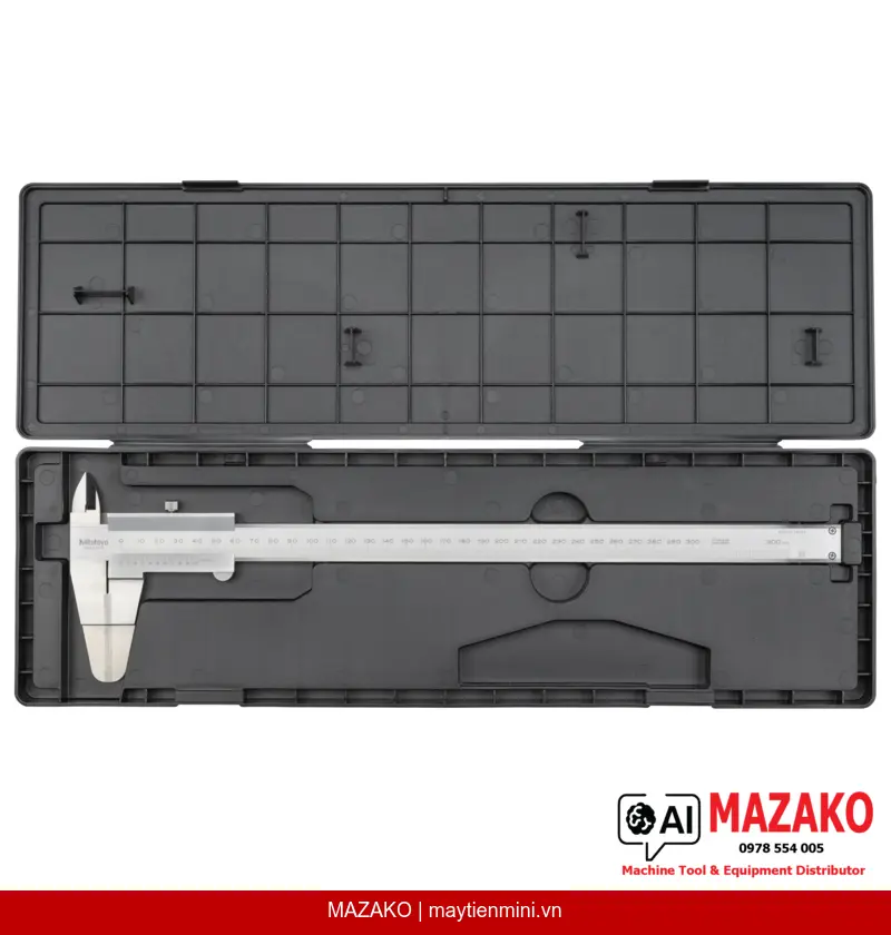 Thước Cặp Lá Vernier Mitutoyo 536-136 (0–300mm, 0,05mm)