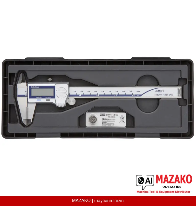 Thước Cặp Điện Tử Chống Nước IP67 Mitutoyo 500-733-20 (0-150mm)