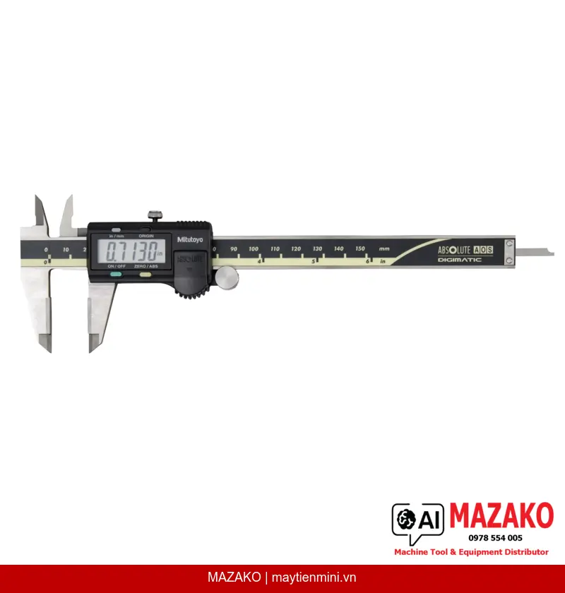 Thước Cặp Điện Tử Mitutoyo ABS AOS Mỏ Carbide 500-159-30