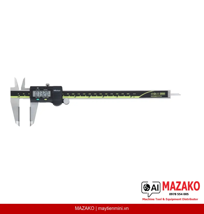 Thước Cặp Điện Tử Mitutoyo ABS AOS Mỏ Hàm Carbide 500-176-30