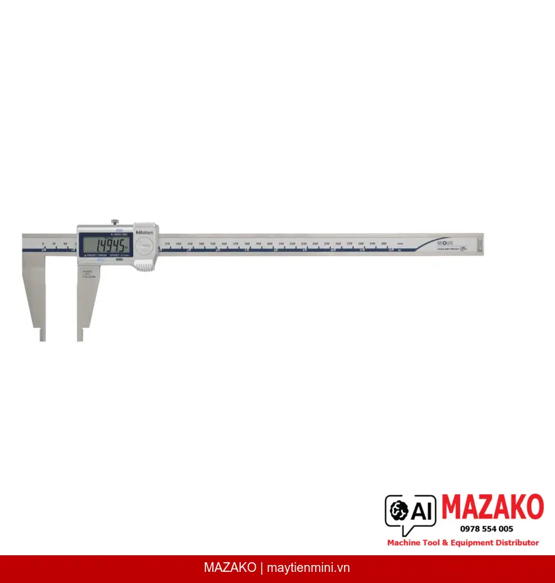 Thước Cặp Điện Tử Mitutoyo 550-341-20 Mỏ Nib IP67 Phạm Vi 0-300mm