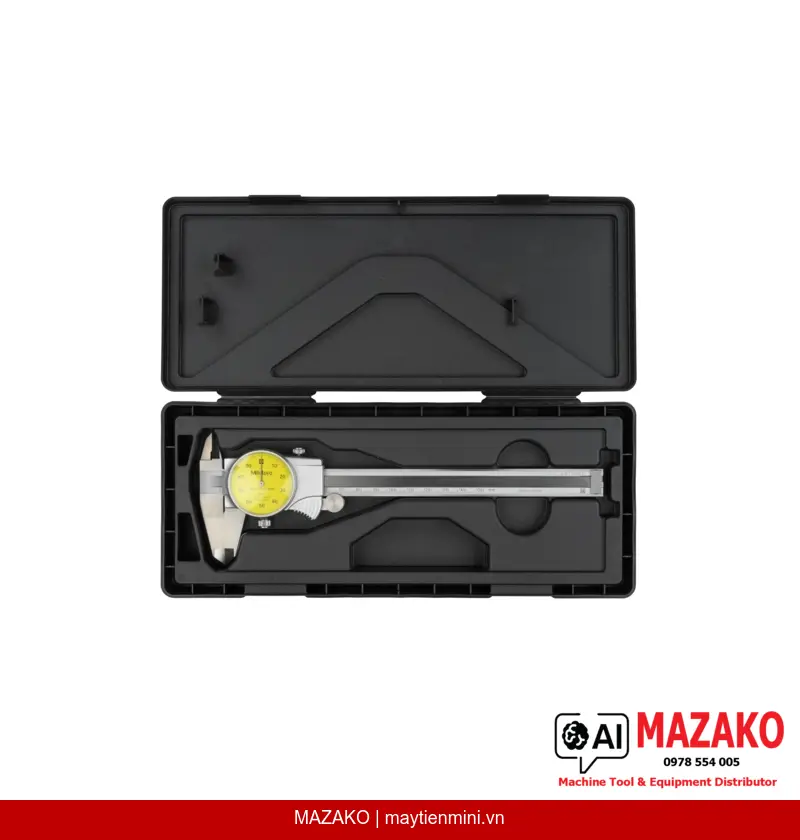 Thước Cặp Đồng Hồ Mitutoyo 505-732 (0-150mm, 0.01mm)