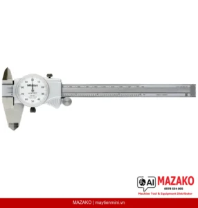 Thước Cặp Đồng Hồ Mitutoyo 505-742J – Hệ Inch, Vỏ Bạc