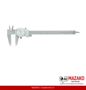 Thước Cặp Đồng Hồ Nắp Bạc Mitutoyo 505-743J