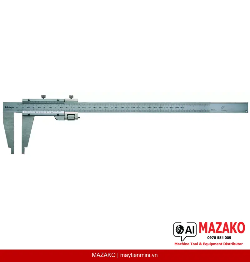 Thước Cặp Cơ Mỏ Nhọn Mitutoyo 160-127 (0-300mm, 0.02mm)