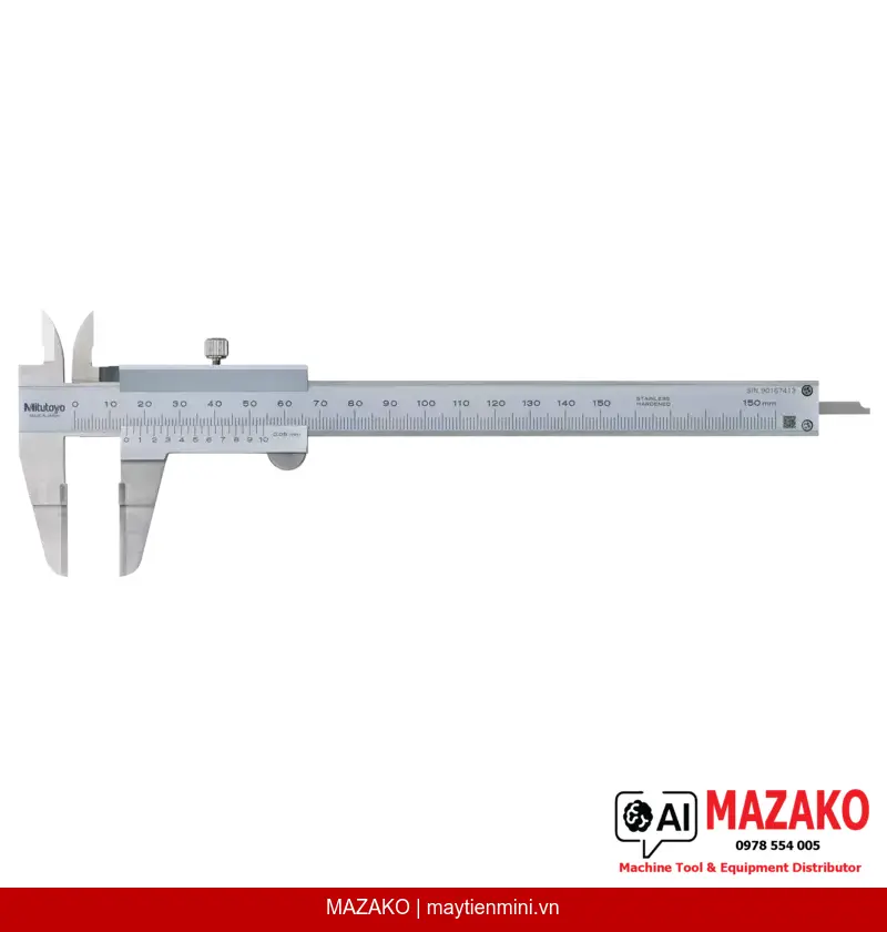 Thước Cặp Lưỡi Dao Mitutoyo 536-134 (0–150mm, 0.05mm)