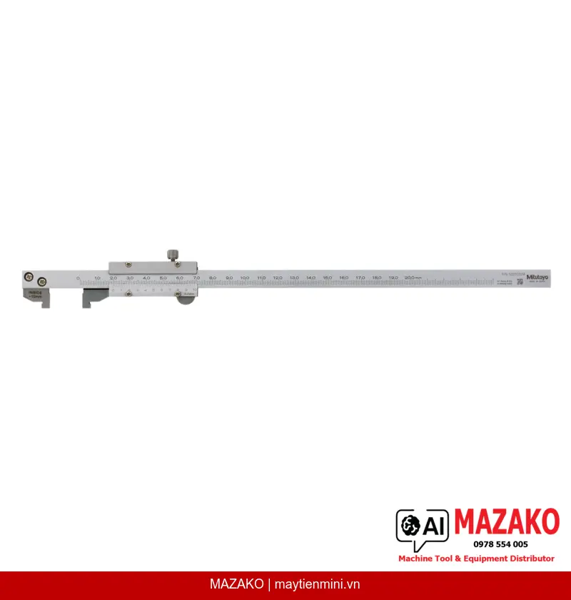 Thước Cặp Lá Móc Mitutoyo 536-171 (0-200mm, 0.02mm)