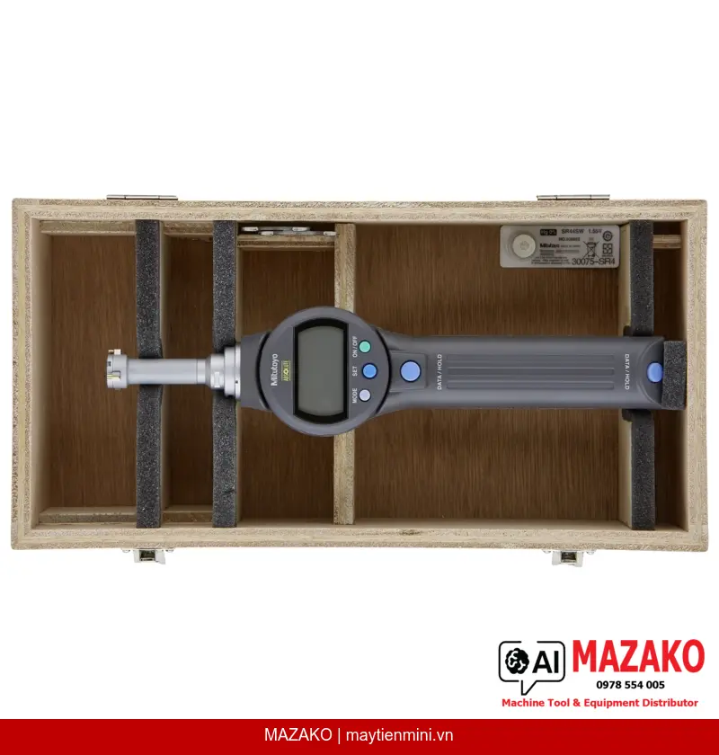 Đồng hồ đo lỗ kỹ thuật số 3 điểm Mitutoyo SBM-20D 568-365-10 (16–20 mm)