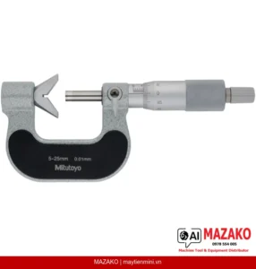 Panme Đo Ngoài V-Anvil 5 Rãnh Mitutoyo 114-165 (5–25 mm)