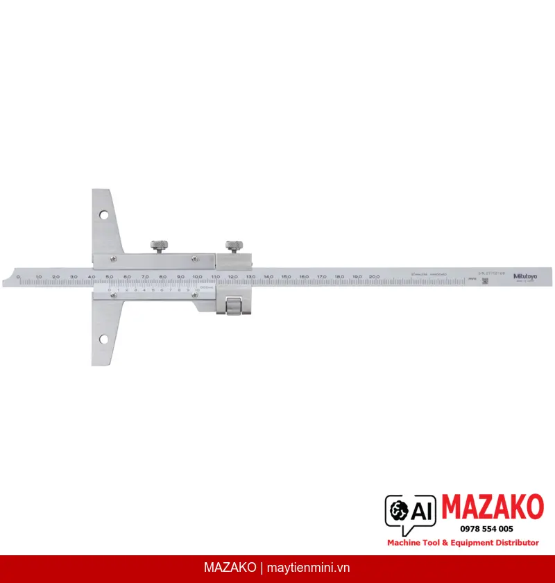 Thước Đo Sâu Cơ Khí Mitutoyo 527-102 (100mm, 0.02mm)